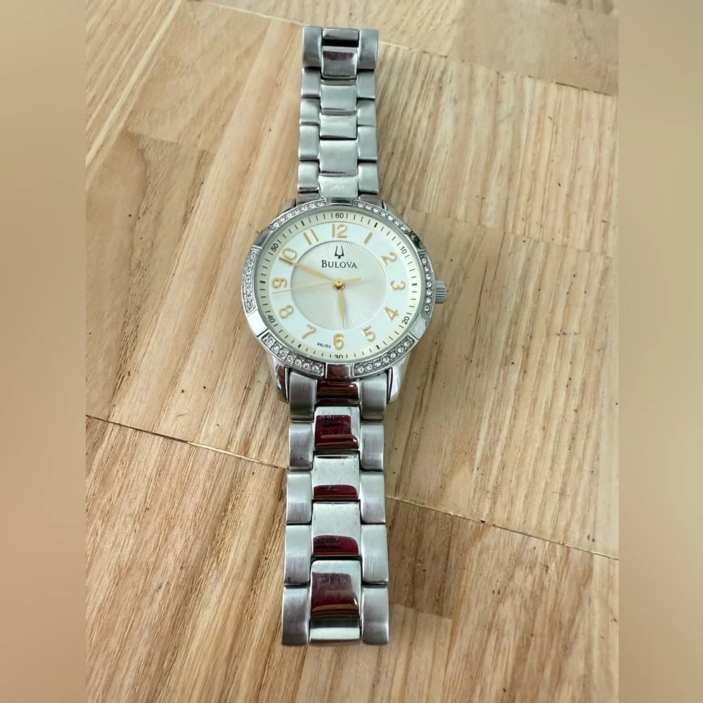 Bulova ladies stainless steel